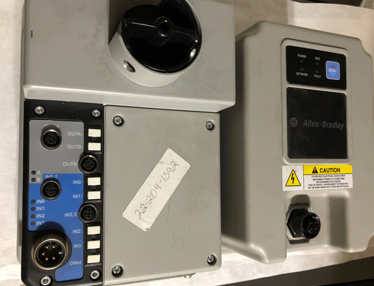 Allen Bradley 280D-F12z-10A-Crw Armorstart Control Module 280D-Fn-10-C W/Base,Ew