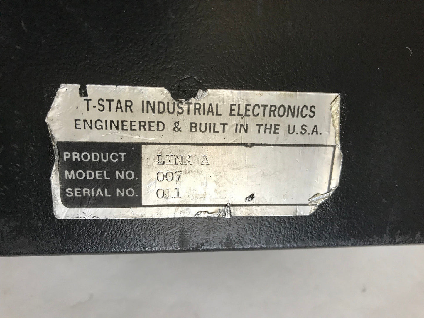 Tech-Star T-Star Linka,Model 004 Link-A Module Edm Machine 110V 60Hz,Si