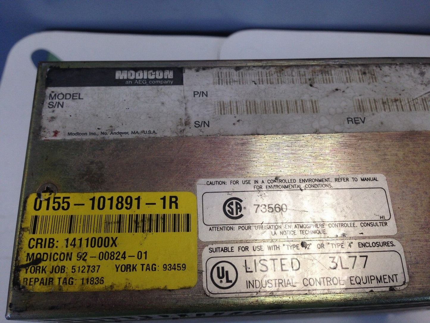 Modicon 92-00824-01,Aeg Mm-Pm22-300, Interface Panel Power Supply 73560 3L77,Si