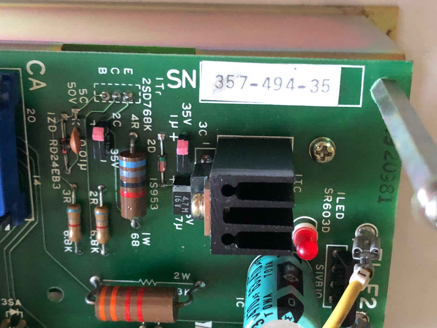 Jaskawa Jznc-Tu07,Jancd-Tuoi Rev.B,Df8200591 Yasnac Power Board,Jancd-Tu01,Dj