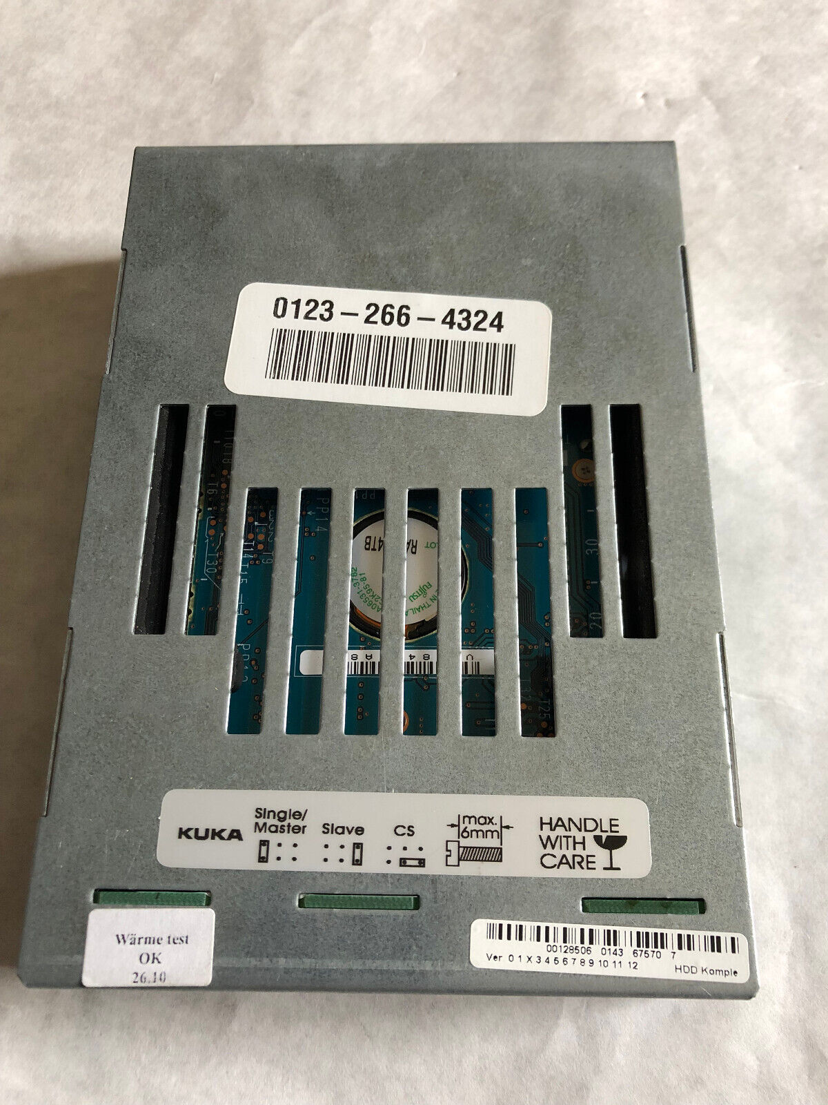 Kuka Kpc2004 Ssd 24 Vdc Single/Master Slave Hard Drive,00128506 Hdd Komple,Az