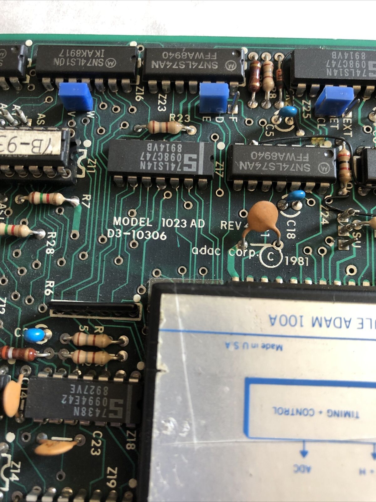 Adac 1023Ad-16Se-A-P R4p,1023Ad D4-10306 Rev4,Adac 1023 Rev.4,D3-10306,I023ad,Ec
