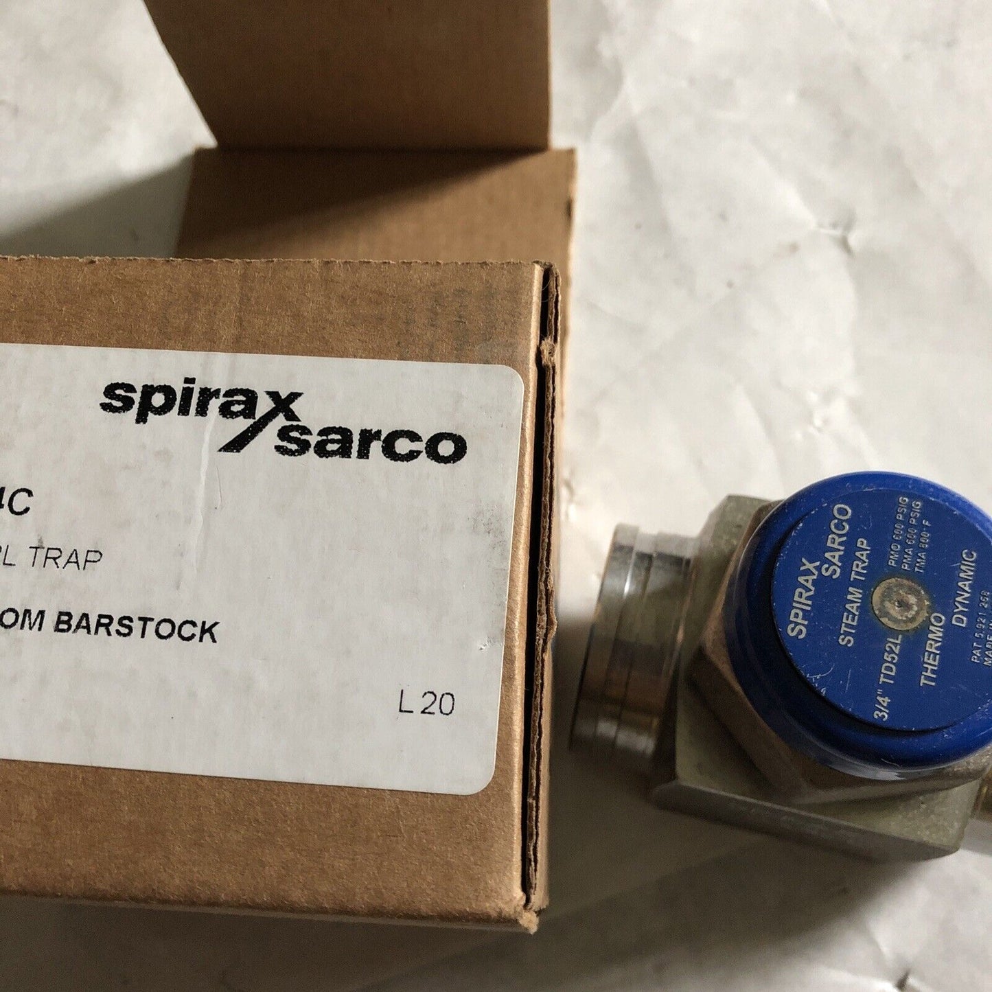 New 3/4" Spirax Sarco Td52l,B.M.39314C Thermo Dynamic Steam Trap Cool Blue,En,Tg