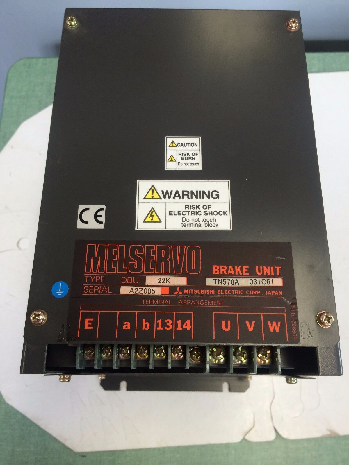 New Mitsubishi Dbu-22K Melservo Dynamic Brake Unit, 22 Kw,Cx,Fl