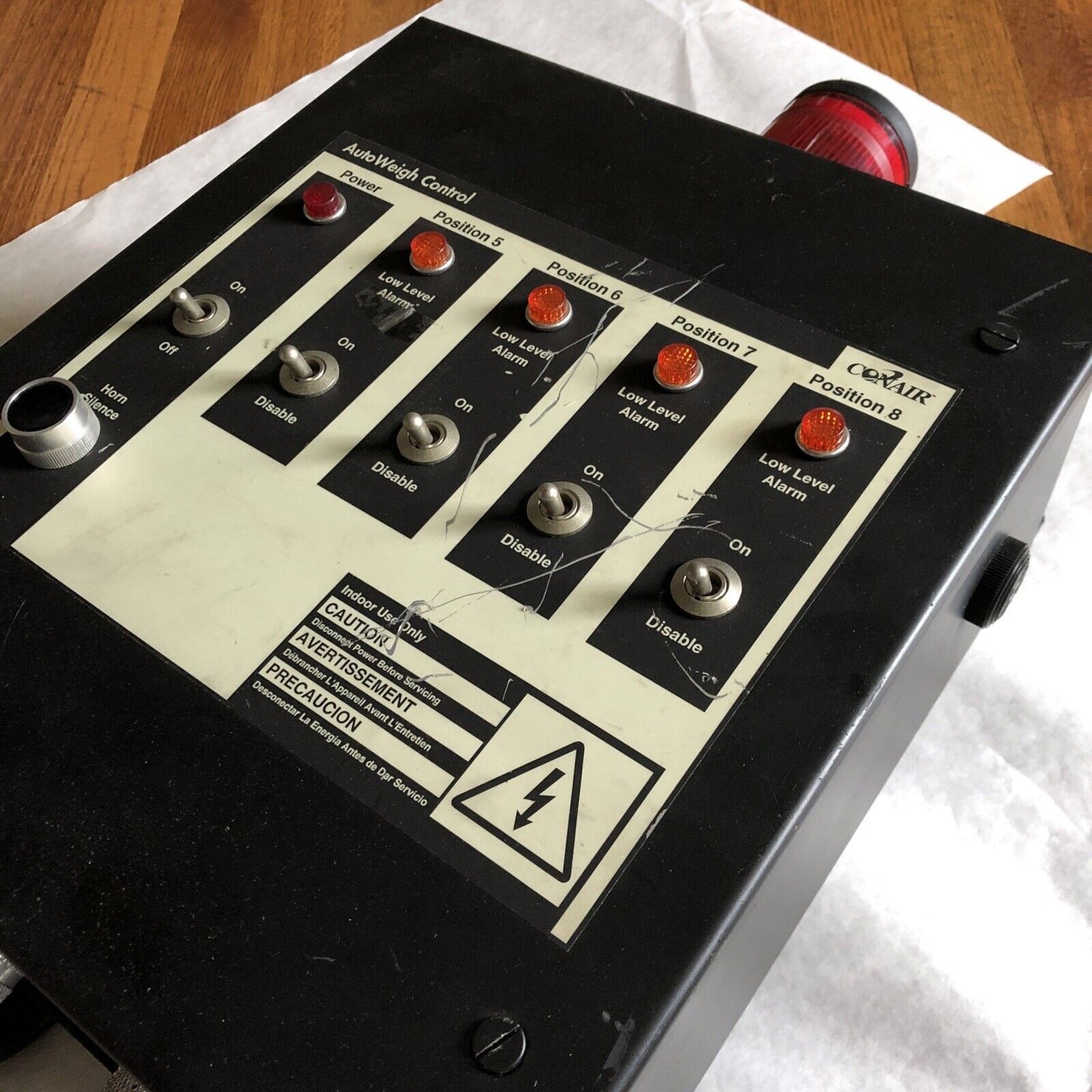Conair A9153-09 Rev.A,A9153-11 Autoweigh Control Alarm Box 4 Station,A915309,Ti