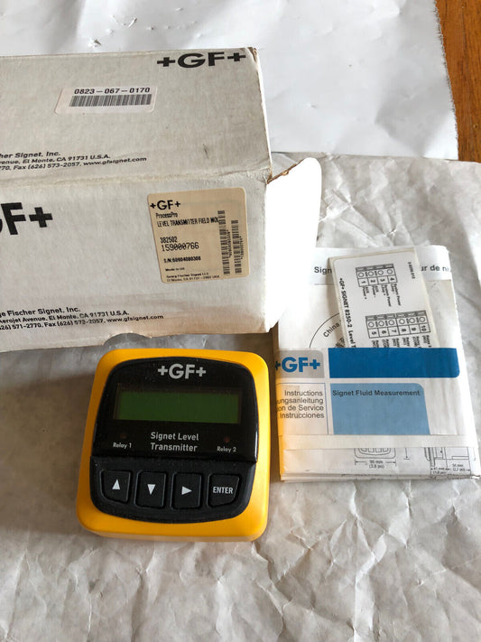 George Fisher 382502 +Gf+ 3-8250-2 Processpro Level Transmitter Field Mount,An