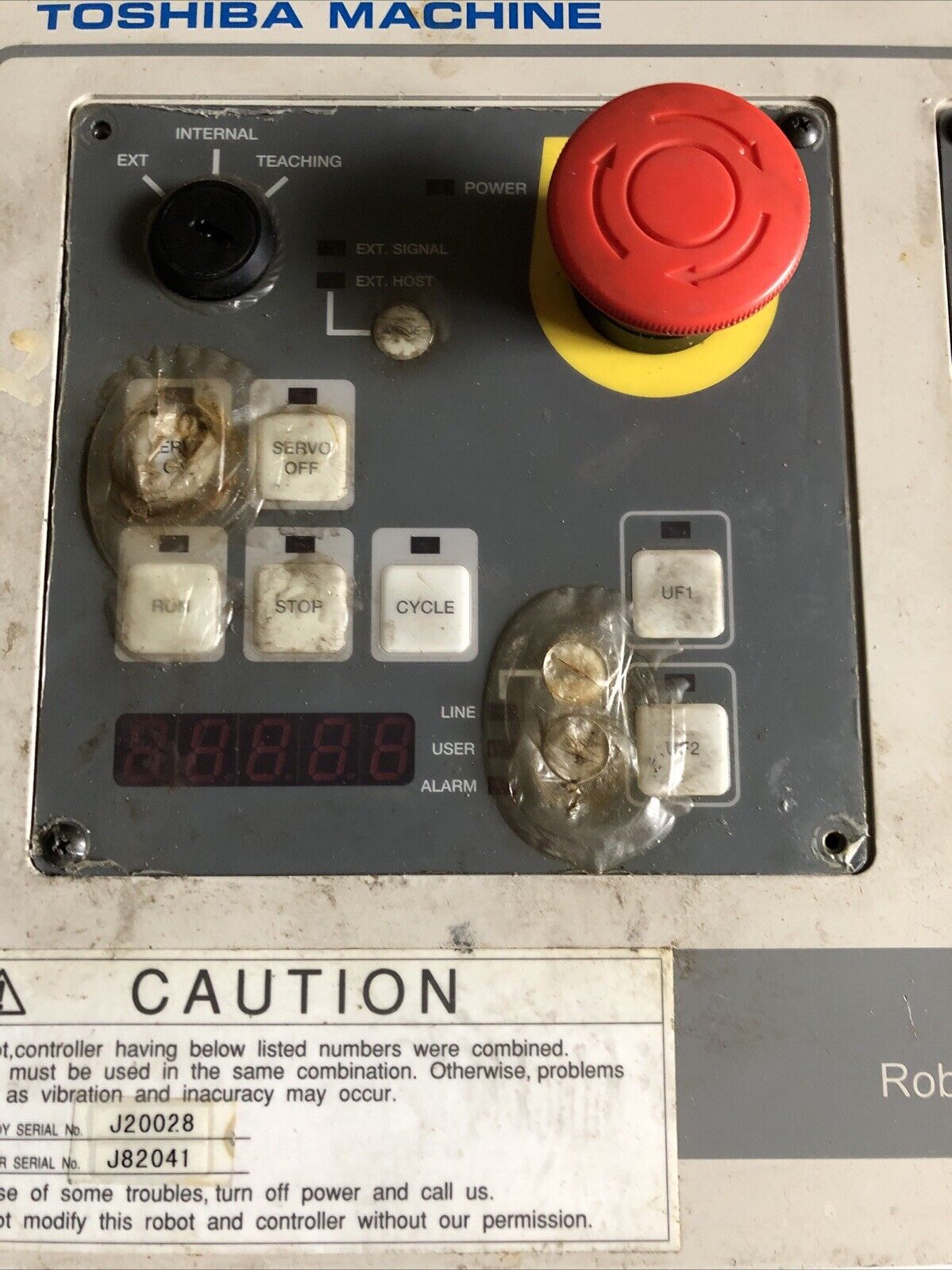 Toshiba Machine Ts2000, Robot Controller Ts2000,(Missed Some Screws) ,Cg