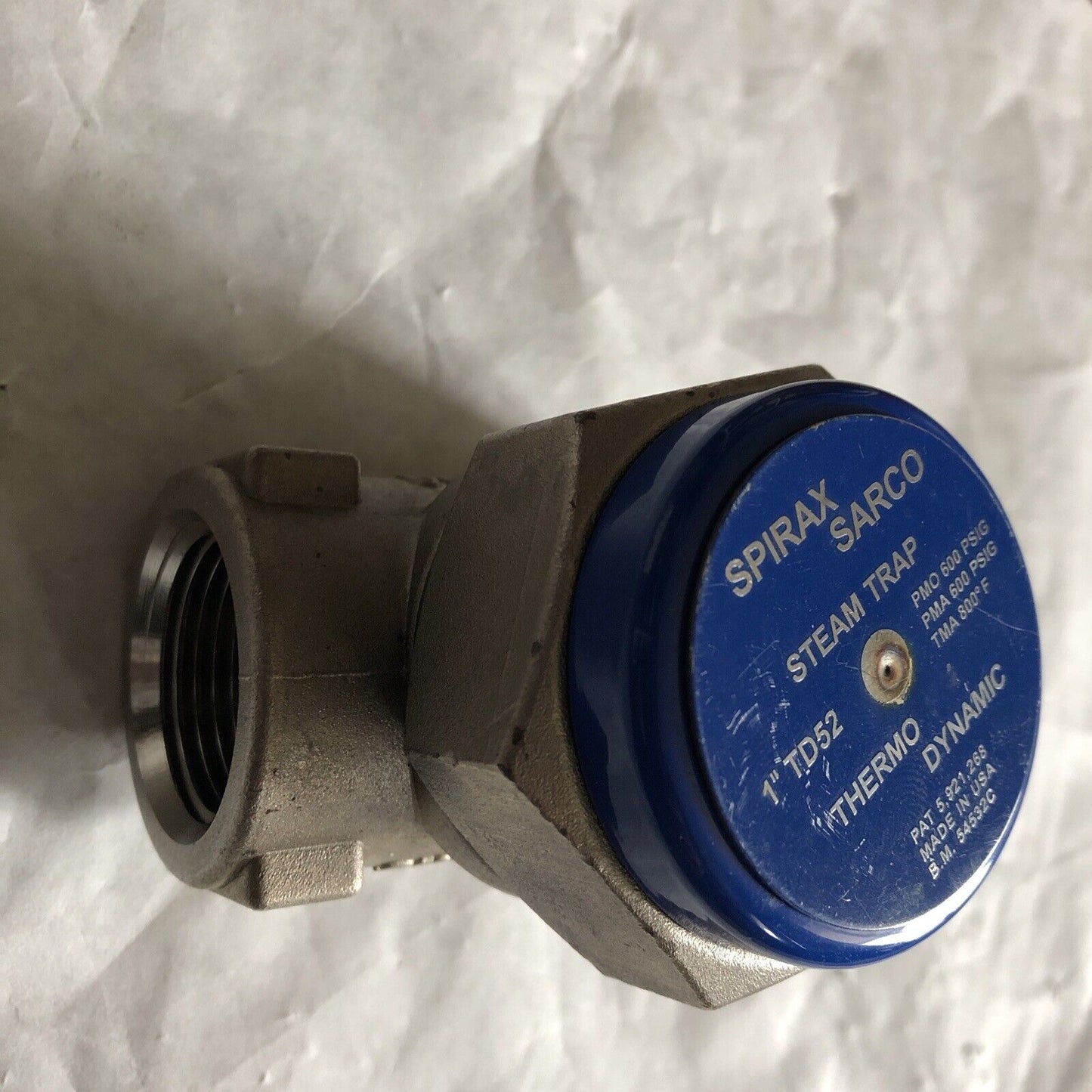 New 1" Npt Spirax Sarco Td 52 Steam Trap Cool Blue Thermo Dynamic Valve Td52,Am