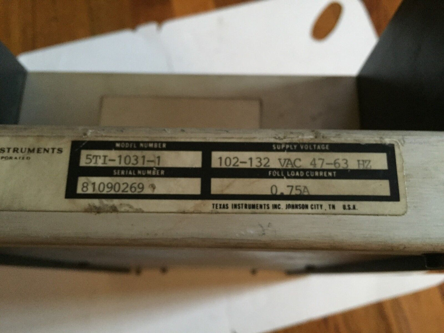 Texas  5Ti-1031-1 Siemens Sequencer Module .75Amp 102-132Vac 47-63Hz,Bi