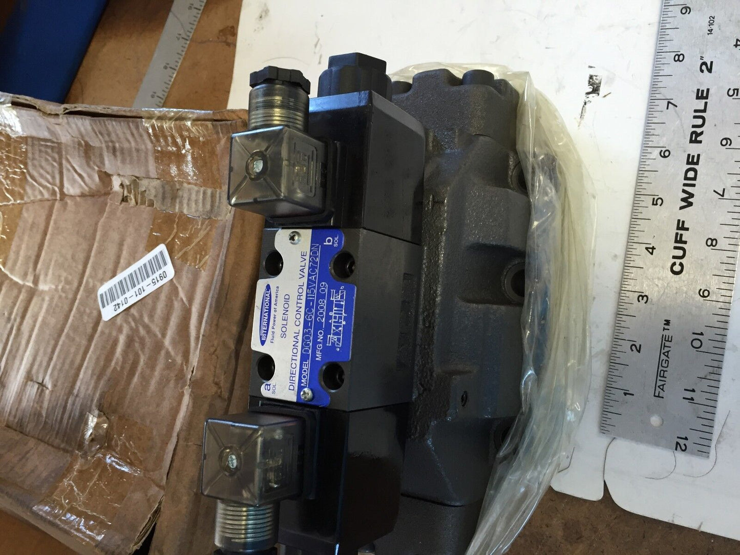 New International Dg03-6C-115Vac72dn,Dg08-Oc-E-10 Solenoid Hydraulic Valve,Hk