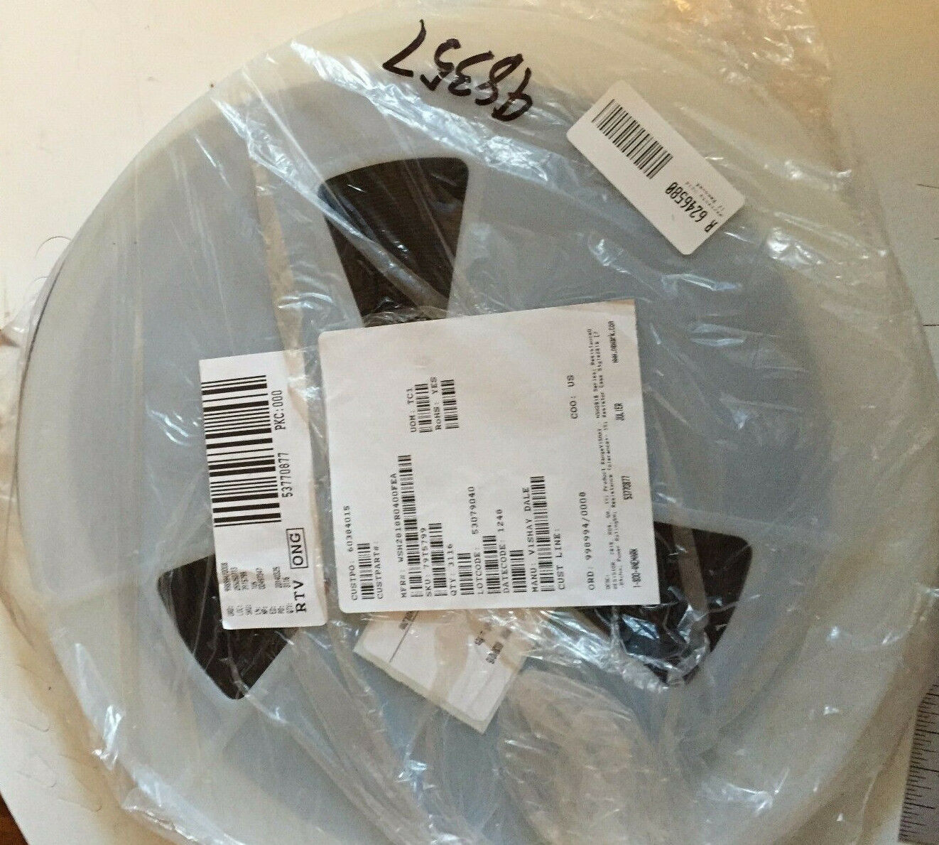 New Lot 3116 Vishay Wsh2818r0400fea Dale Resistor, 2818, R04, 5W, 1% ,Sb