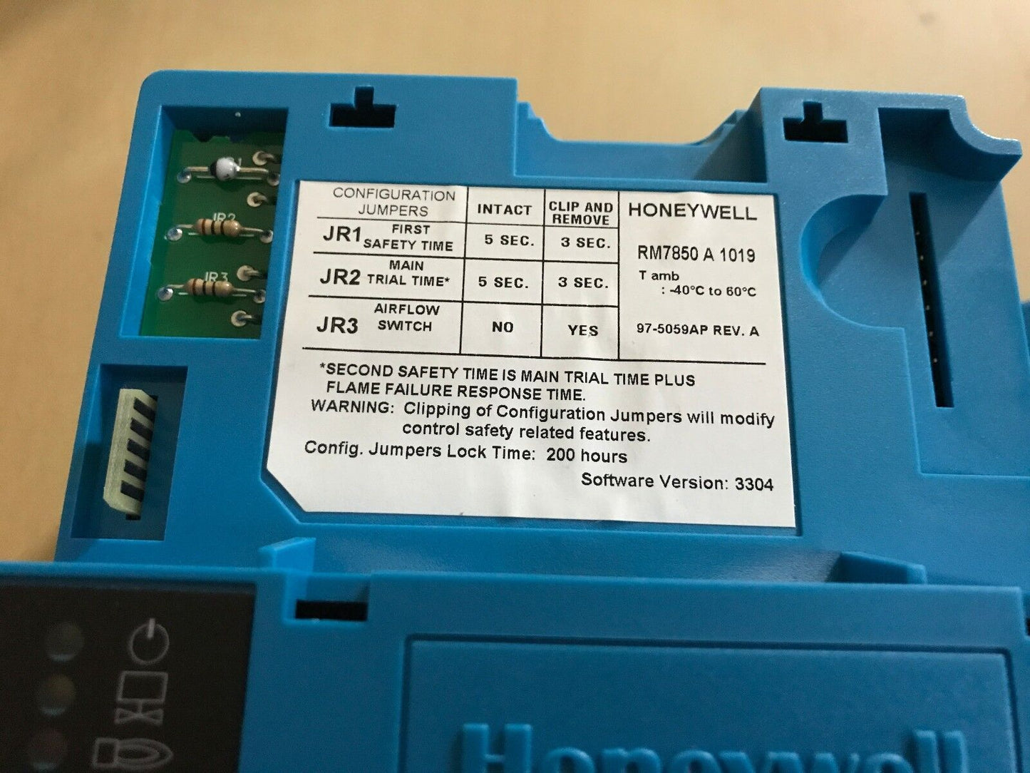 New Honeywell Rm7850a1019 Programming Burner Control Burner Controller,Aq,Ar