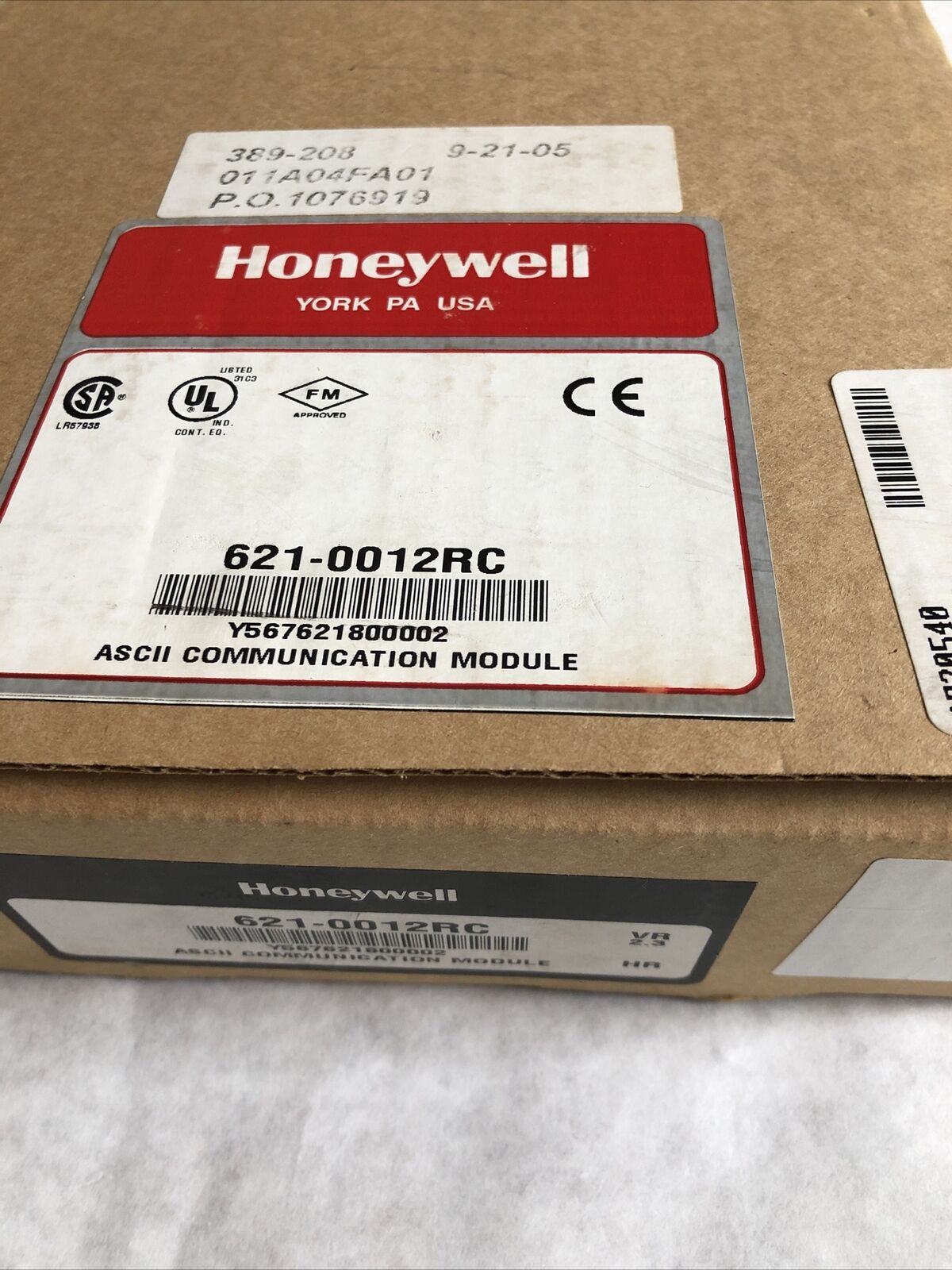 New Honeywell Communication Module Ascii 621-0012 Rc,Comm Module,De