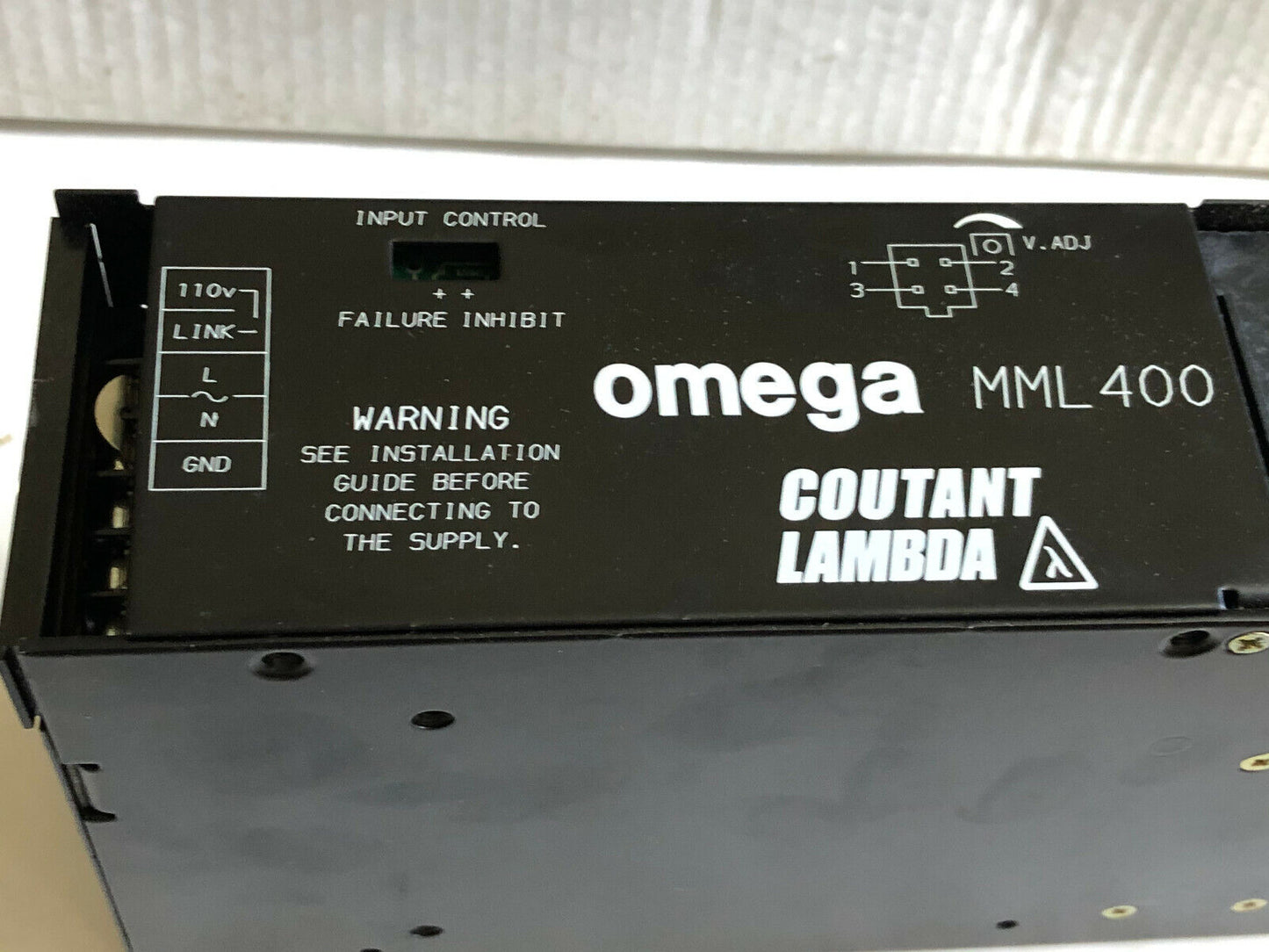 Lambda Ns-Mel-001A/Mml400,4B4ac2a-0573,Coutant Lambda Omega Mml 400,D40045,Fl,Ch