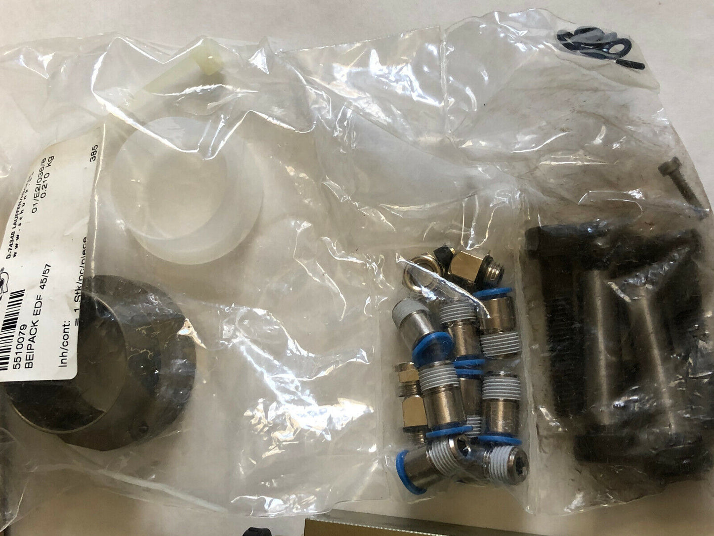 New Schunk Edf-45,354505,Edf,354 505, Electrical Rotary Feed-Through For Sru,Em