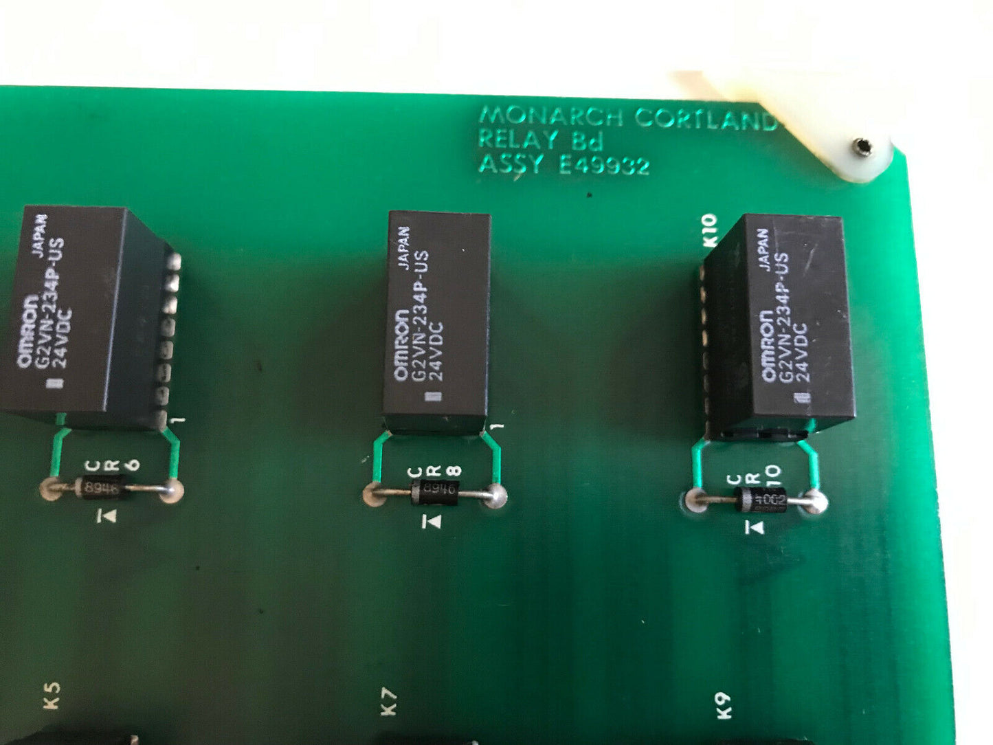 Monarch Cortland E49932,Circuit Board Relay Bd  Assy E49931,Monarch E49932,Ah,Eu