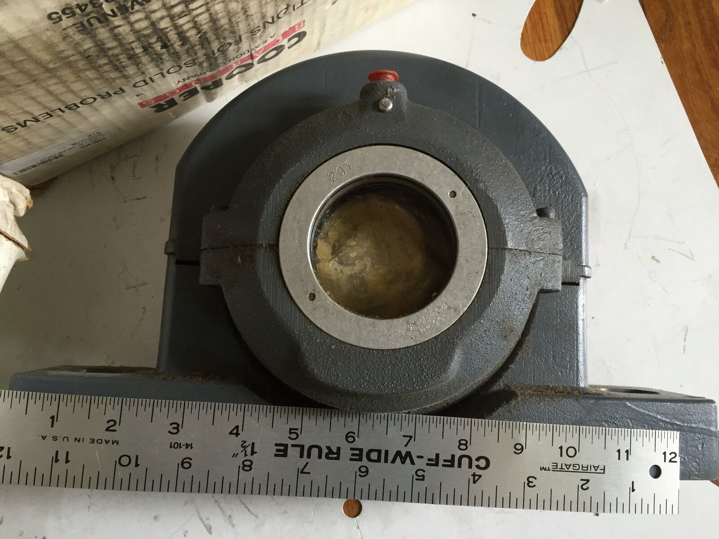 New Cooper 02Bcp207gr,P04c,02C4,Cooper 207 Bearing 2Bolt Base Pillow Block,Te