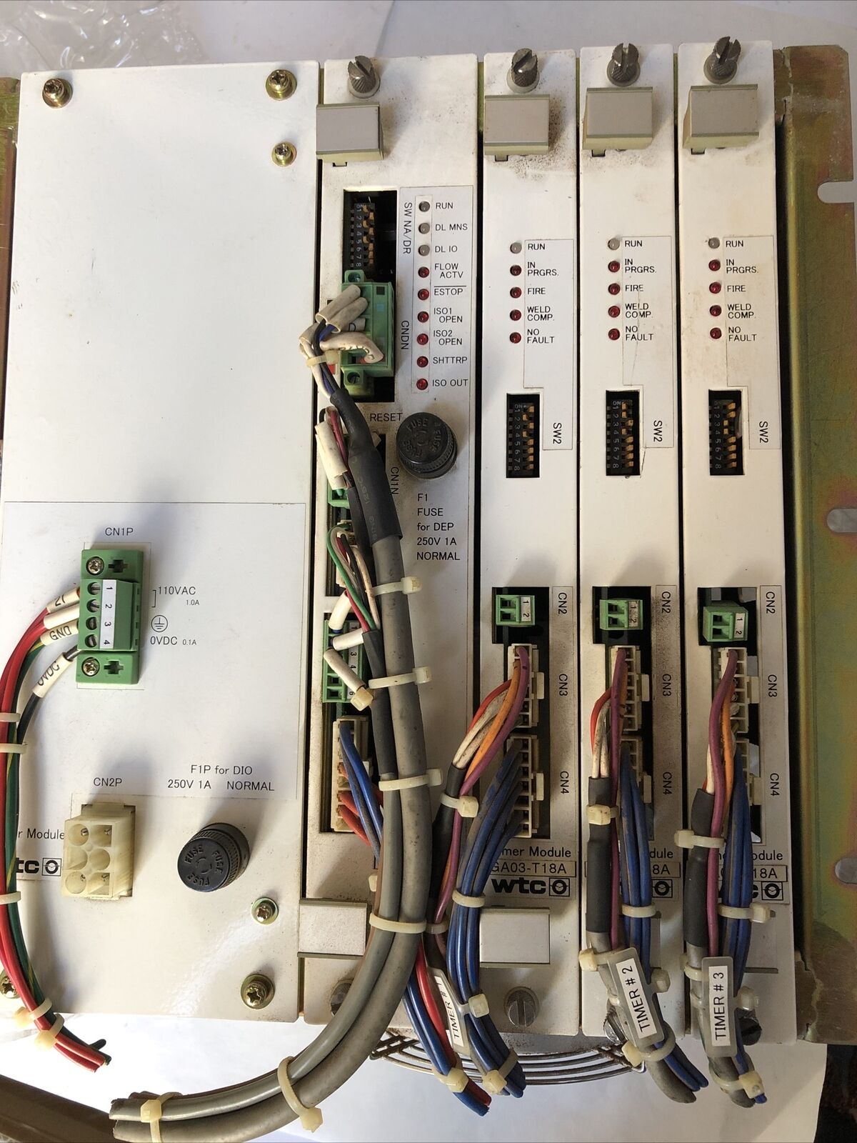 Wtc Nb01-D10a Welding Plc Controller, Ga03-T18a Unit Set ,Fk