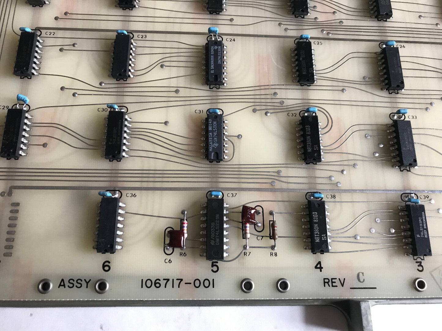 Charmilles Andrews 106717-001 Board,Axis Drive Intfc (Hex) 106717-Oo1 Aioj3,Si
