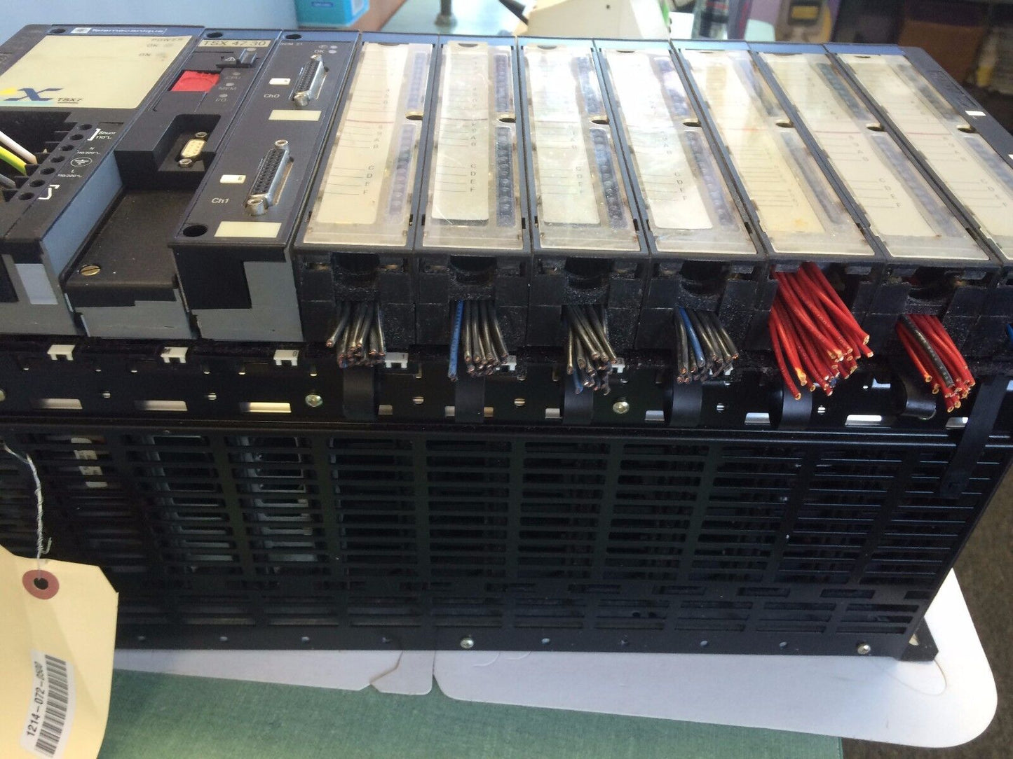 Telemecanique Tsx7 System,Txs 47 30 Cpu,I/O's,Scm 21,Tsxrkn82,Tsx Sup 70,Cr