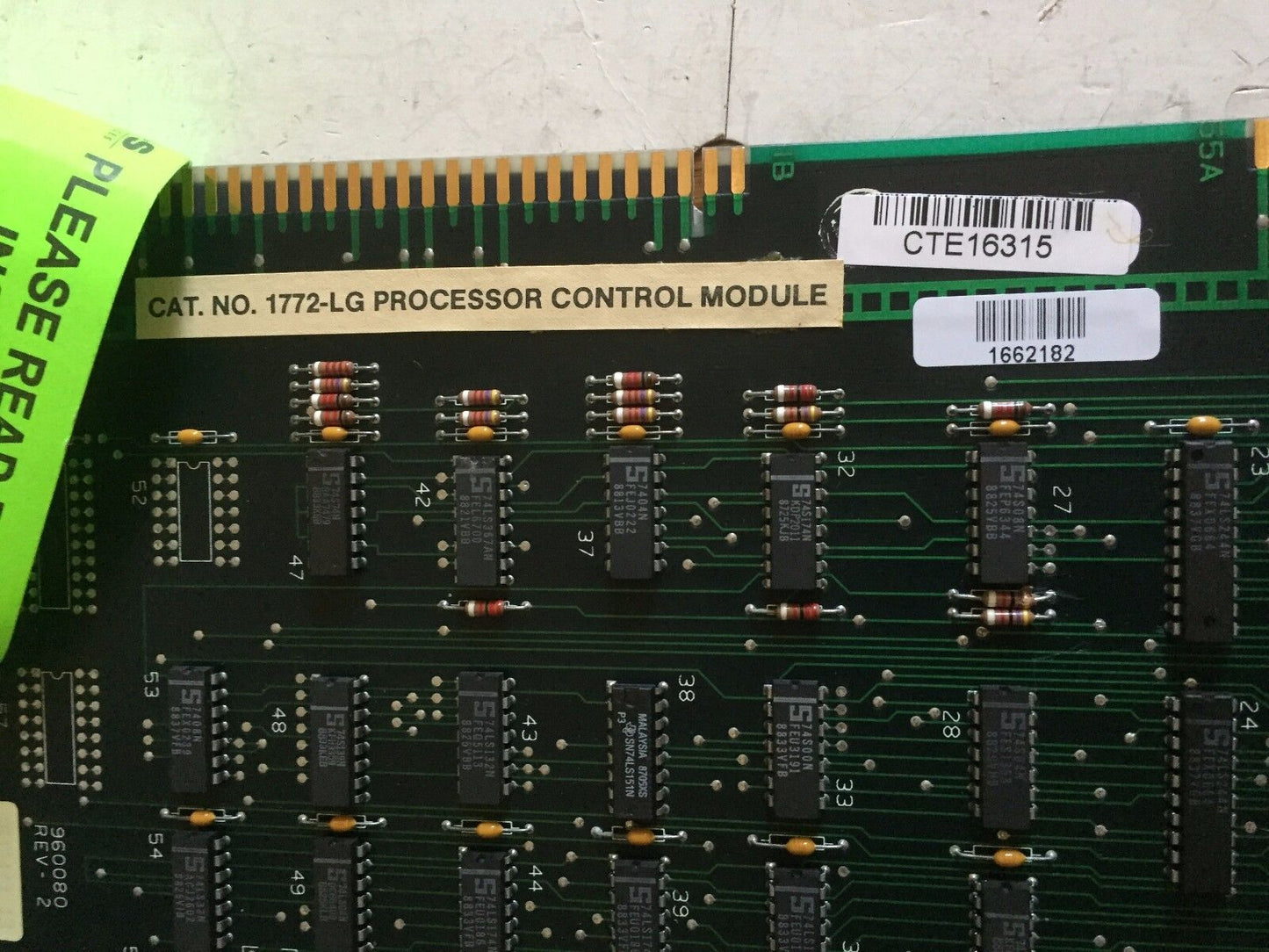 Allen-Bradley 1772-Lg Processor Control Module,Allen Bradley 9600802,Ae