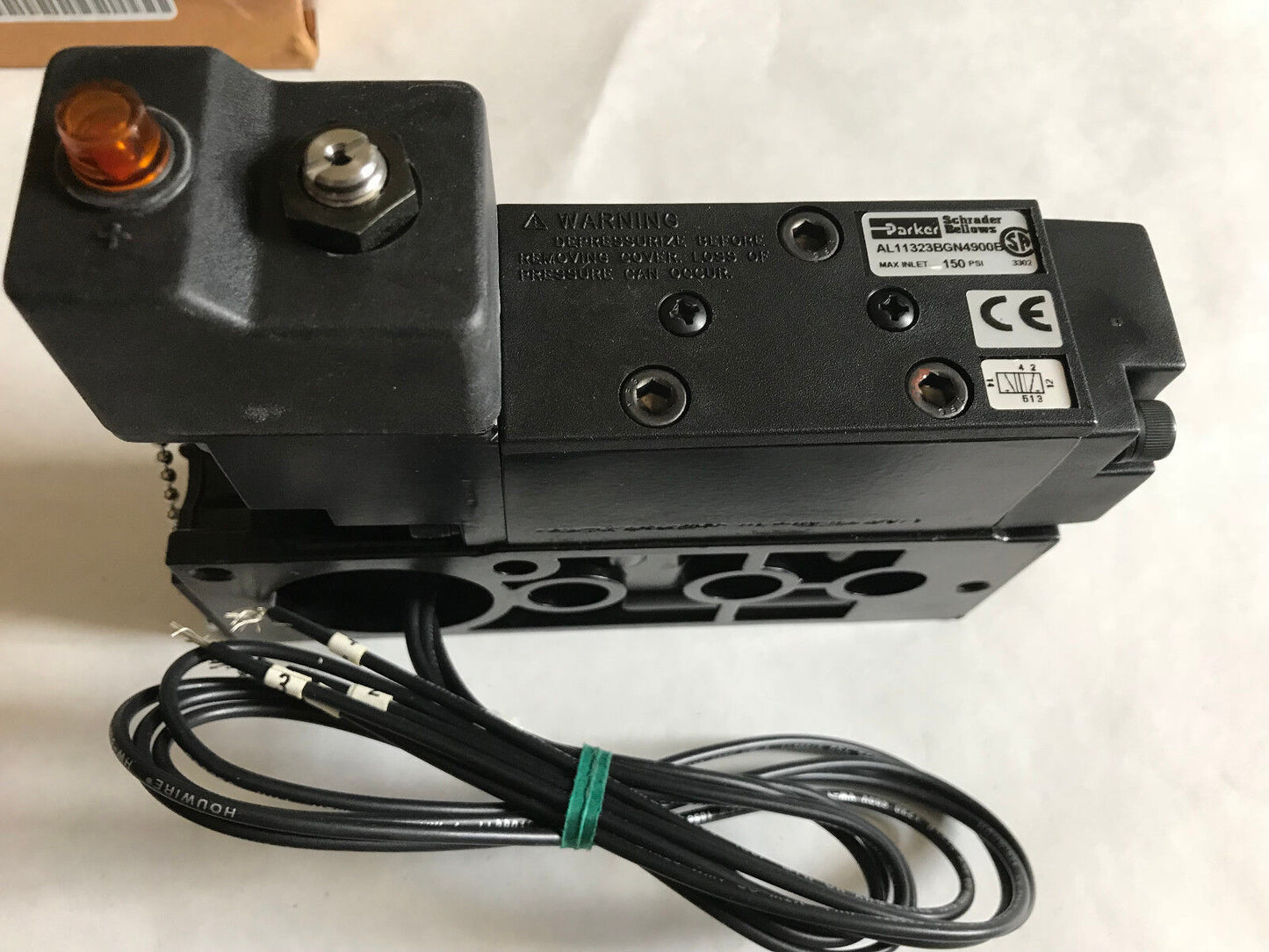 Parker Al11323bgn4900b Pneumatic Solenoid Valve K593-303 24Vdc,K142175,Sa