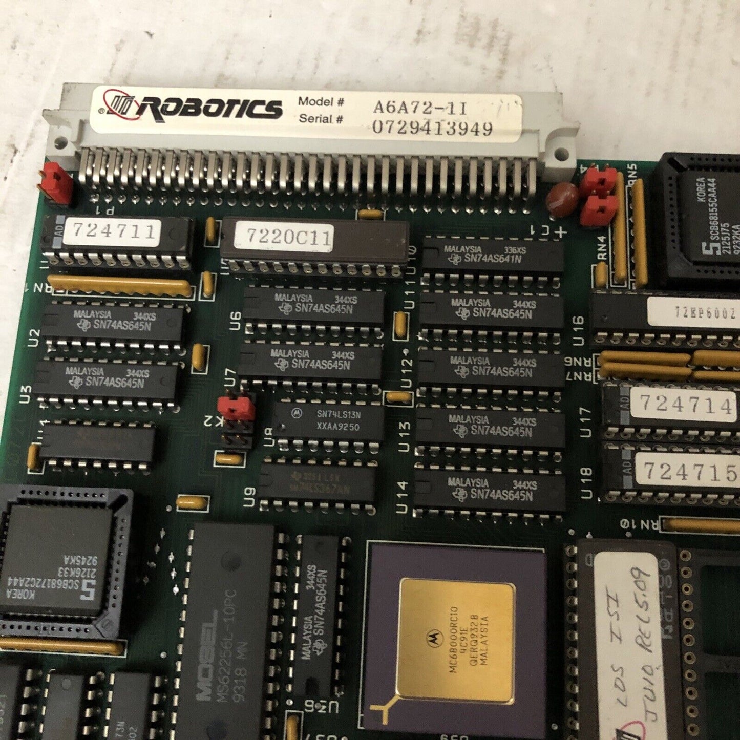 Isi Pc072c,Isi Iac 8000,Robotics A6a72-1I,Norgren  Module,(No Pc021a),Cz
