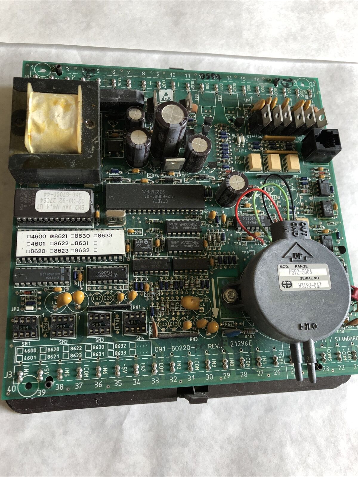 Staefa 8621,Siemens 091-60220,21296E,P592-5006 Smart Ii 8In,0916022010,Ec