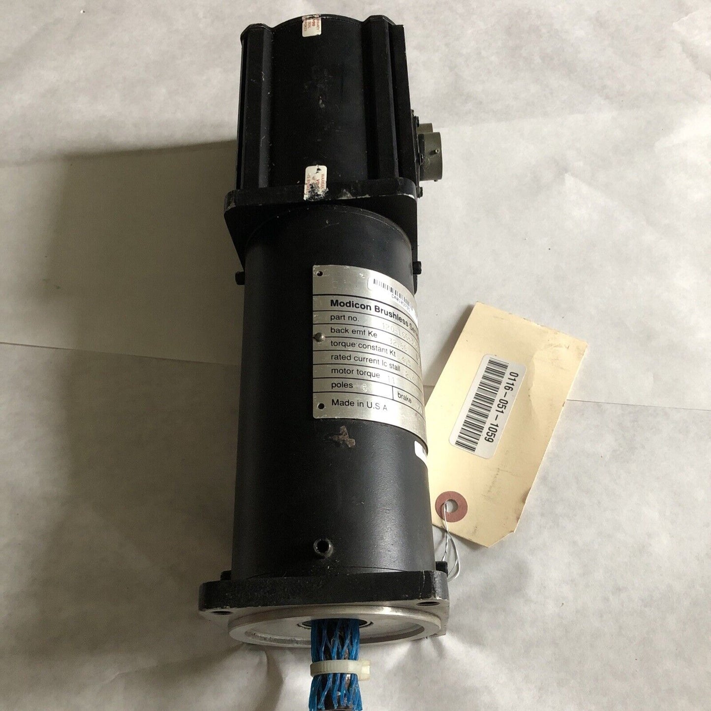 Aeg Cgc05-80T,Arg 120-166-305 Modicon Brushless Servo Motor,32.86 L-L,Bi