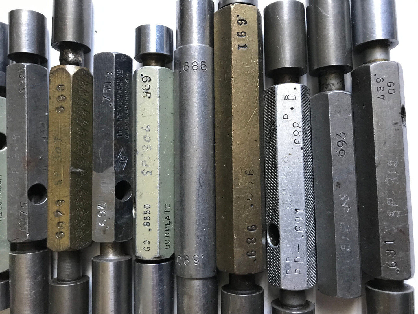 Lot The Pipe Machinery Go No Go Plug Gage,.681 .695,.685,.688,.691,.6850,.695,Et