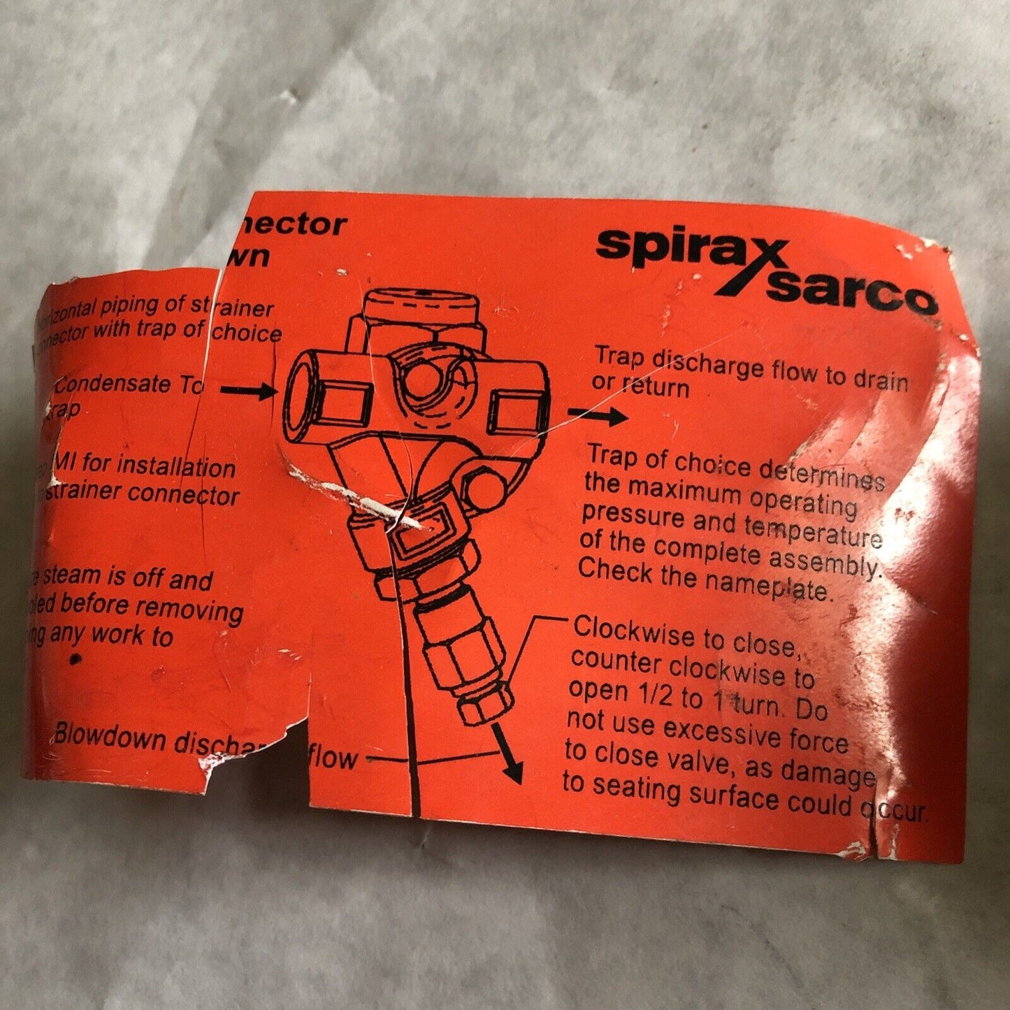 3/4" Npt Ss Spirax Sarco A351 Cf8,67986 Y Strainer W/Blowdown Connector,Bs,Eu