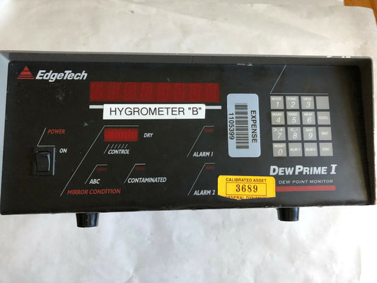 Edgetech Dew Prime I Electronic Dew Point Monitor,Se