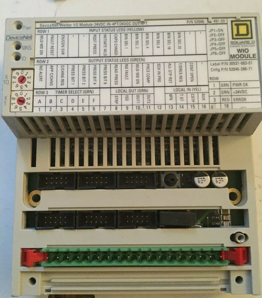Square-D 170Azw88000,52046-491-53, Wio Module,Ee