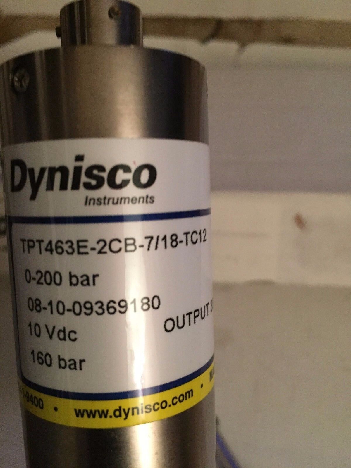 New Dynisco Tpt463e-2Cb-7/18-Tc12,Dyn43200208 Pressure Sensor 0-200Bar,Cu