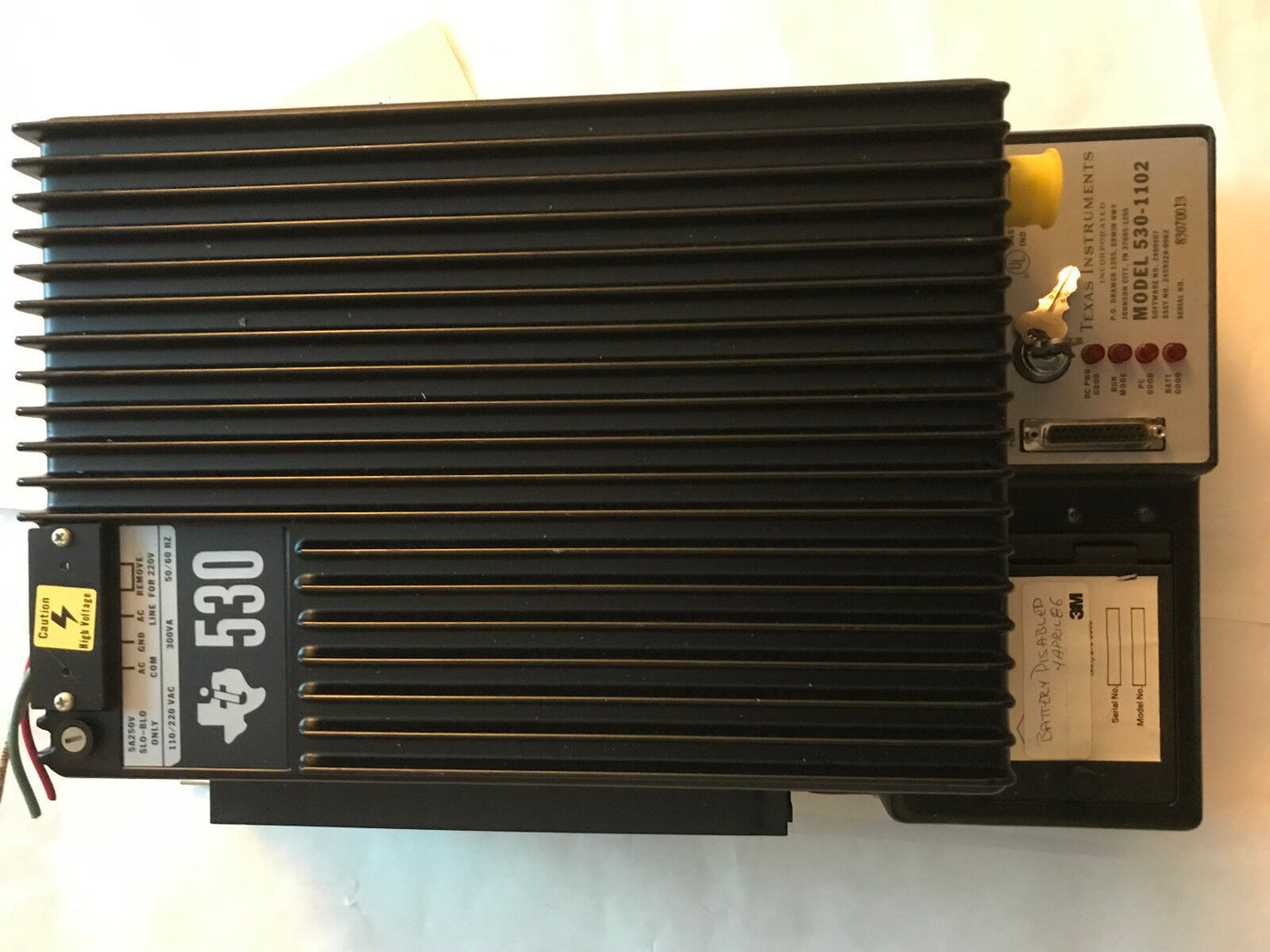 Texas Instruments 530-1102 Plc Controller Module 2Key,530, 110/220Vac, 300Va,Ss