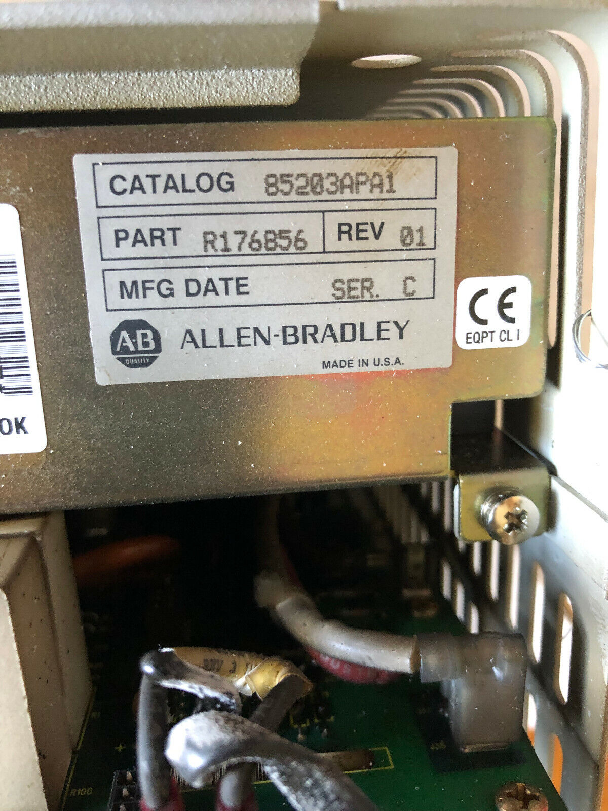 Allen Bradley 8520-3S10a-Bat-Ex4-S-1-2-3-4-5-7,85203Apa1,10Kw Servo Drive,Bo