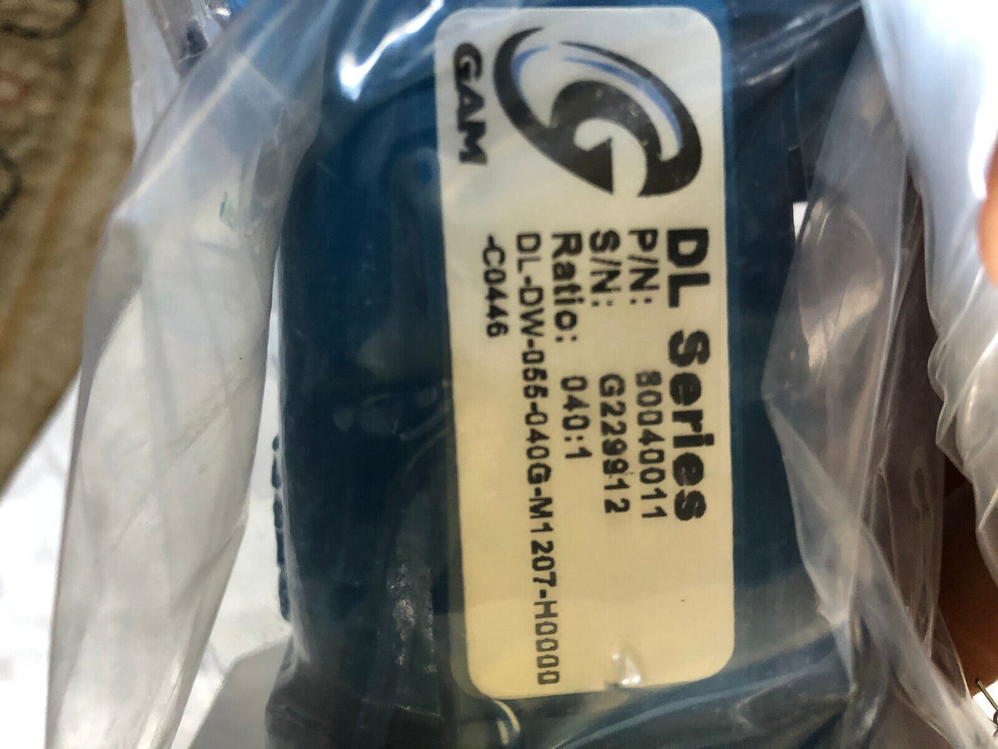 New Gam 80040011 Gearhead Servo Motor,Ratio 040:1,Ga1a,An