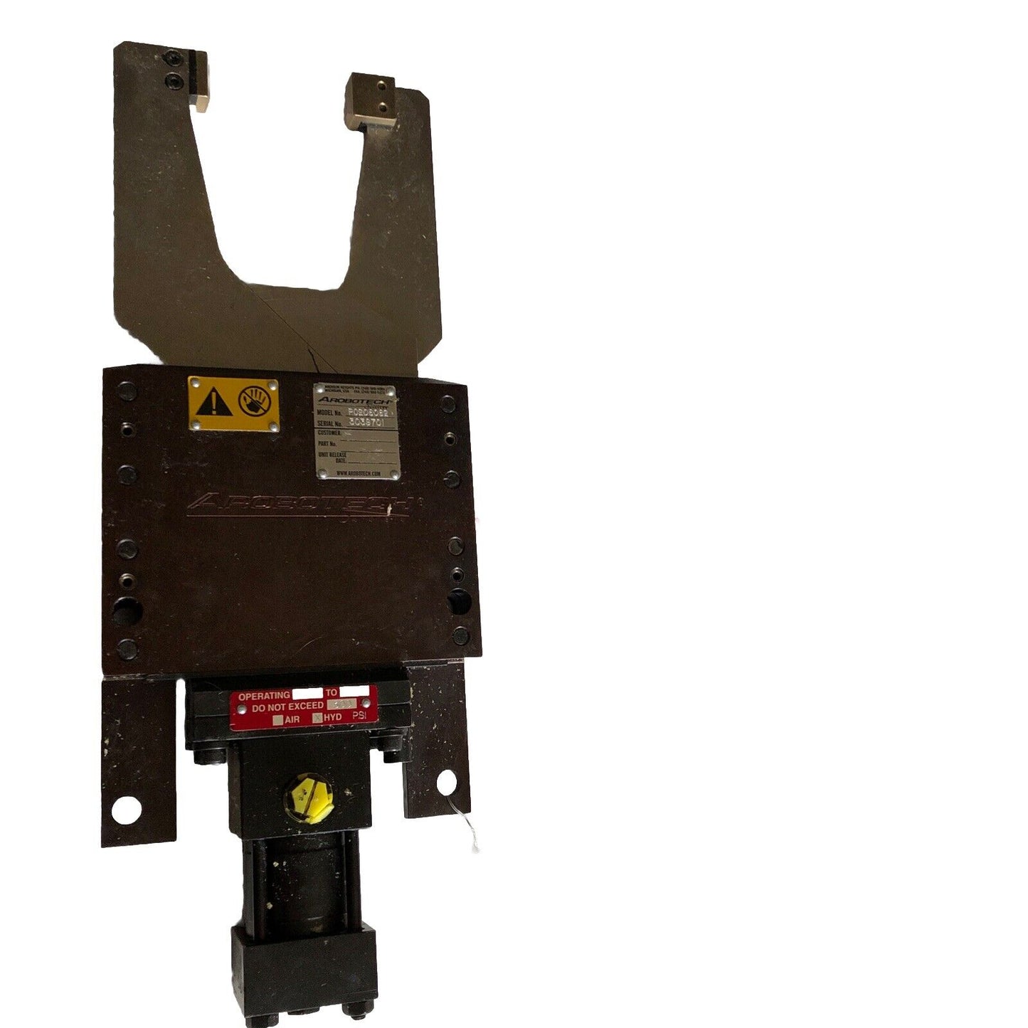 New Arobotech Pc206062 Hydraulic Parallel Gripper,100-250,Xhyd Psi,300-Psi,Fc