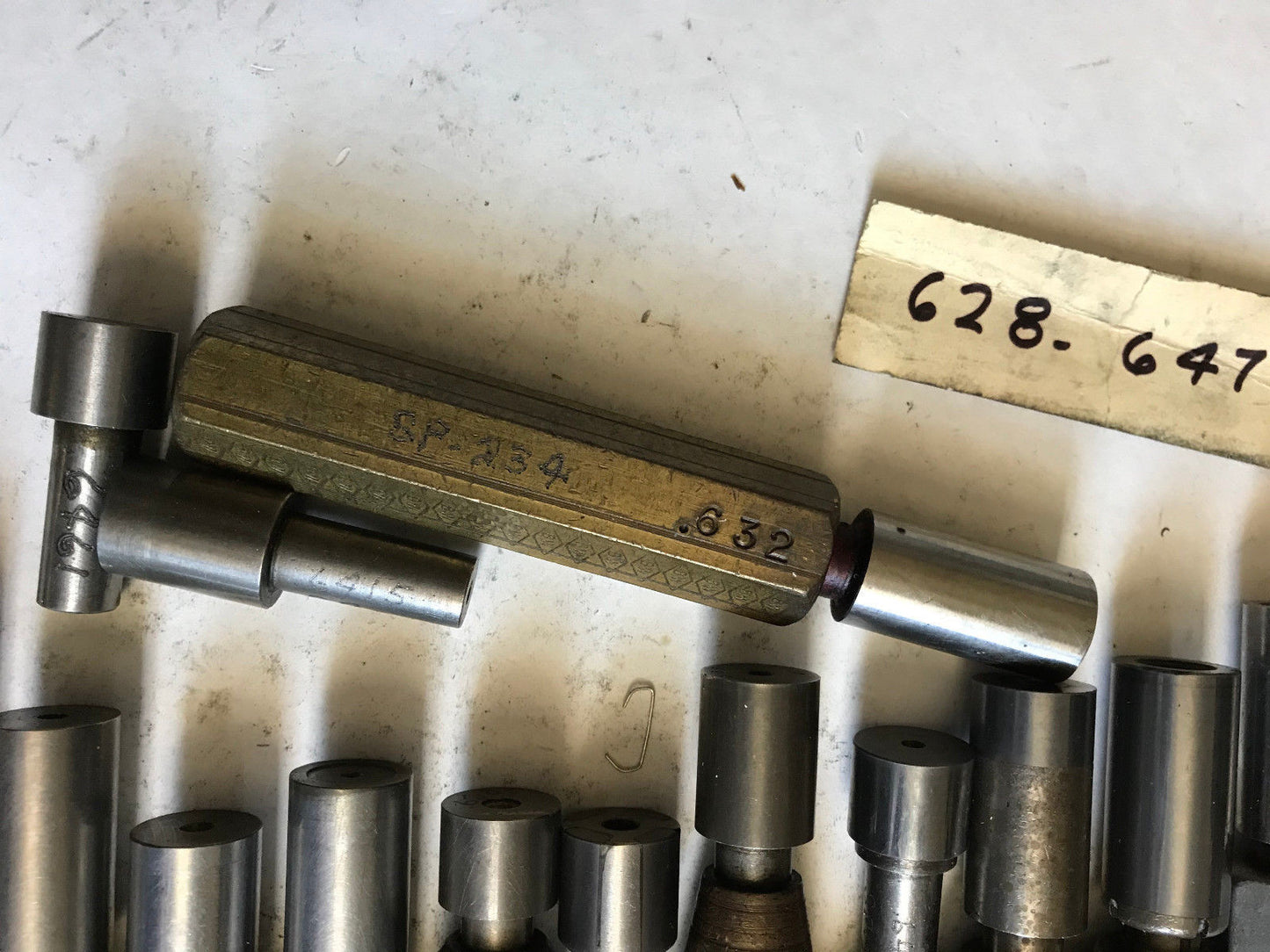 Lot The Pipe Machinery Go No Go Plug Gage .638,.642,.626,.627,.637,.628,.647,Et