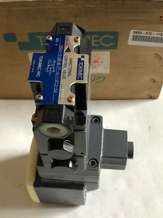Tokimec Tcg50-03-Fe-P7-H-15 Sh,Dg4v-3-0B-M-P7-H-7-P12-54,Tgmsl-3-L-50 Valve,Ex