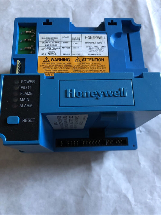 New Honeywell Rm7898a1000 Burner Control,Rm7898 A 1000 Controller (Used An Hour)