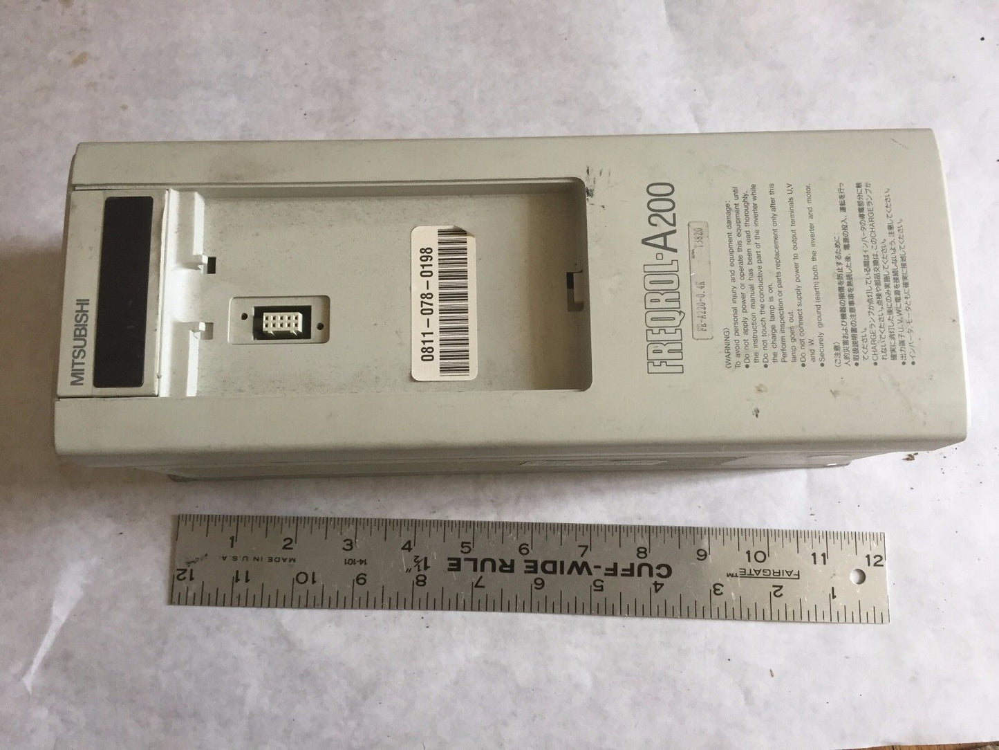Mitsubishi Fr-A220-0.4K-U Frequol Inverter 3Ph,Mitsubishi Frequrol-A200,De