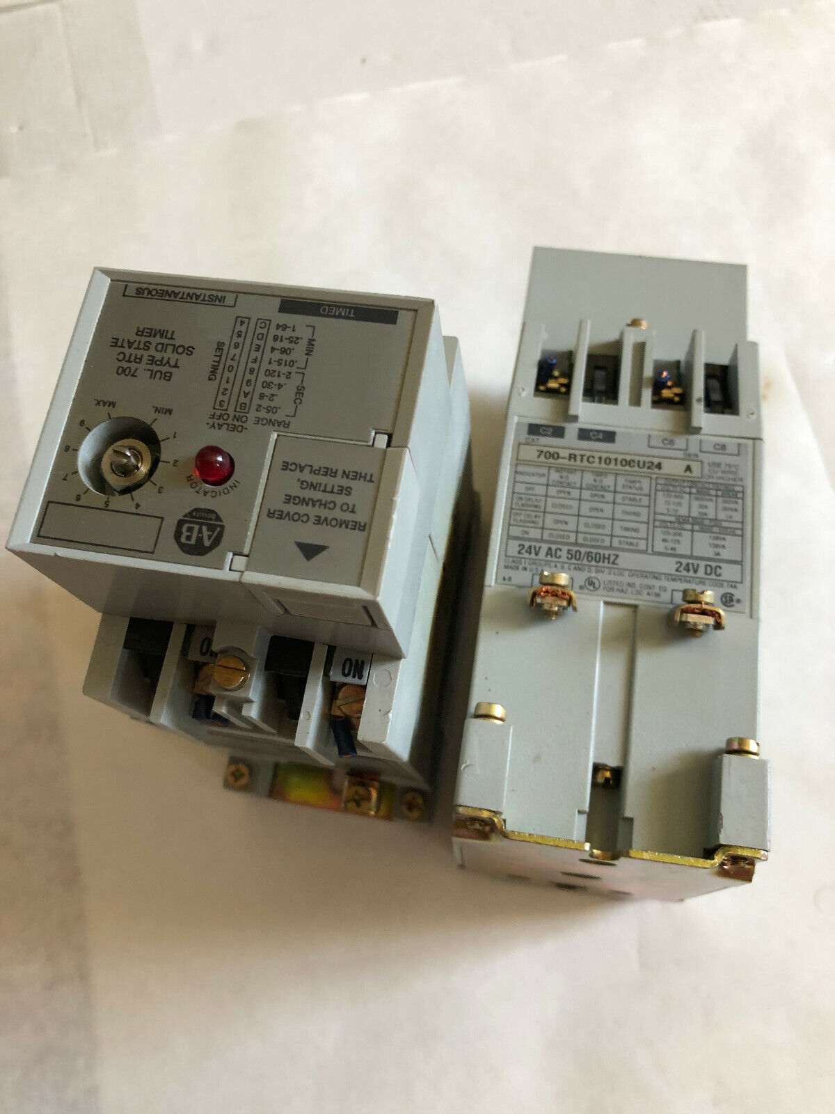 Allen Bradley 700-Rtc10100u24,Rtc,24V Dc Relay,Industrial 5A/300Vdc Contactor,Ba
