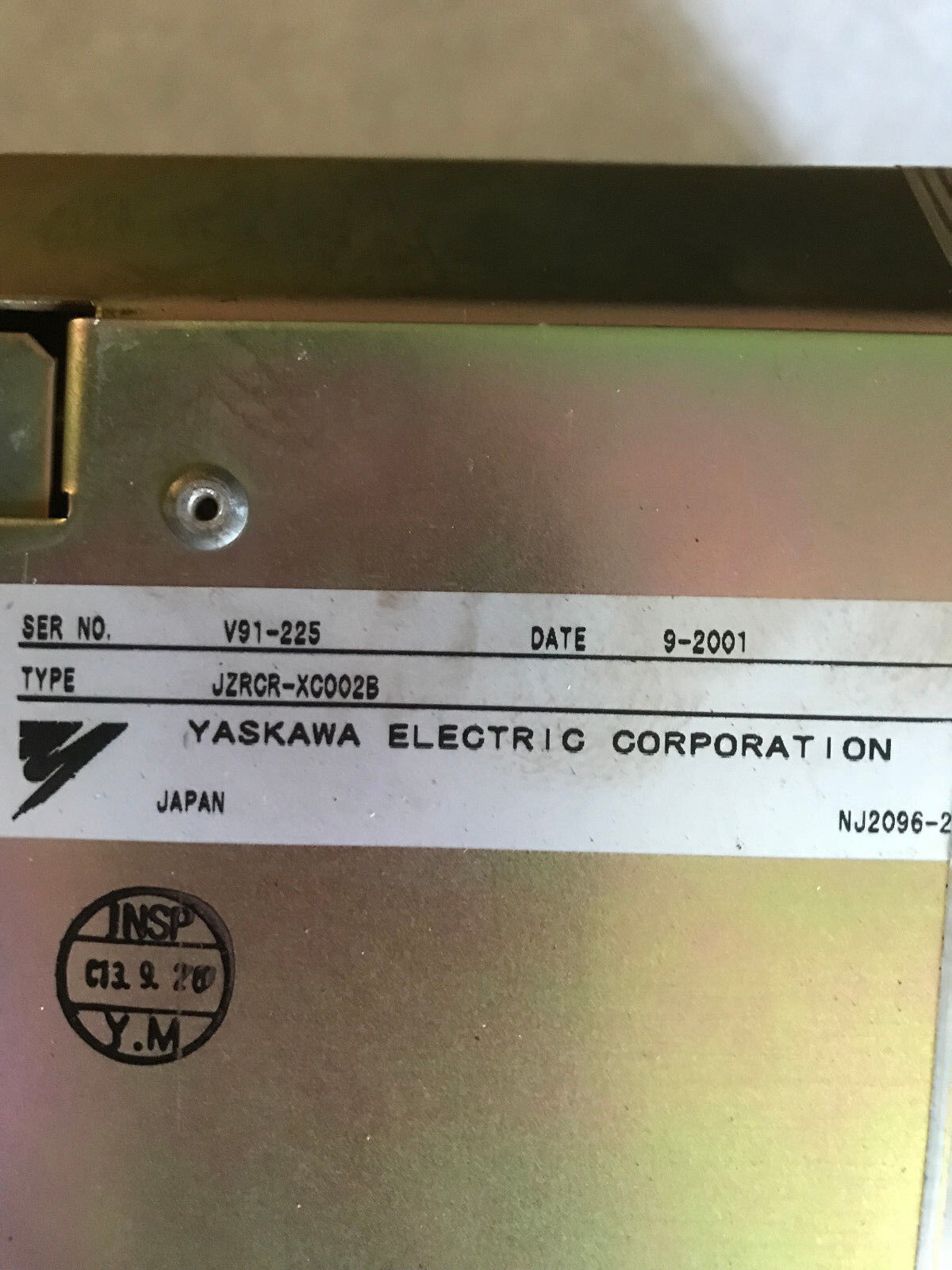 Yaskawa Jzrcr-Xco02b,Jzrcr-Xco02,Jzrcr-Xco0 Servo Controller,Jzrcr-Xc002b,Eh,Ez