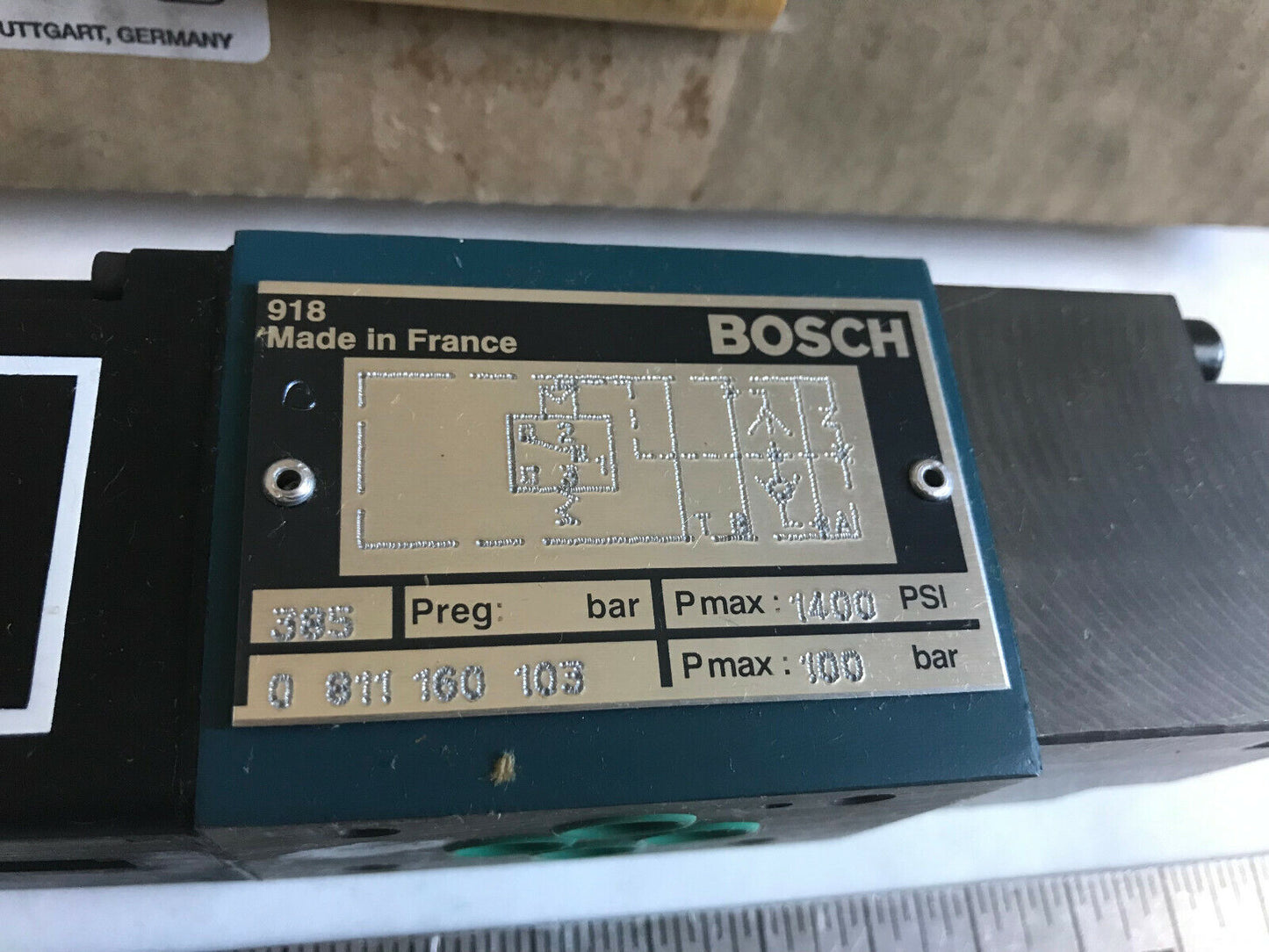 New Bosch 0 811 160 103 Hydraulic Solenoid Manifold Valve 918 France,24 Vdc,Sd
