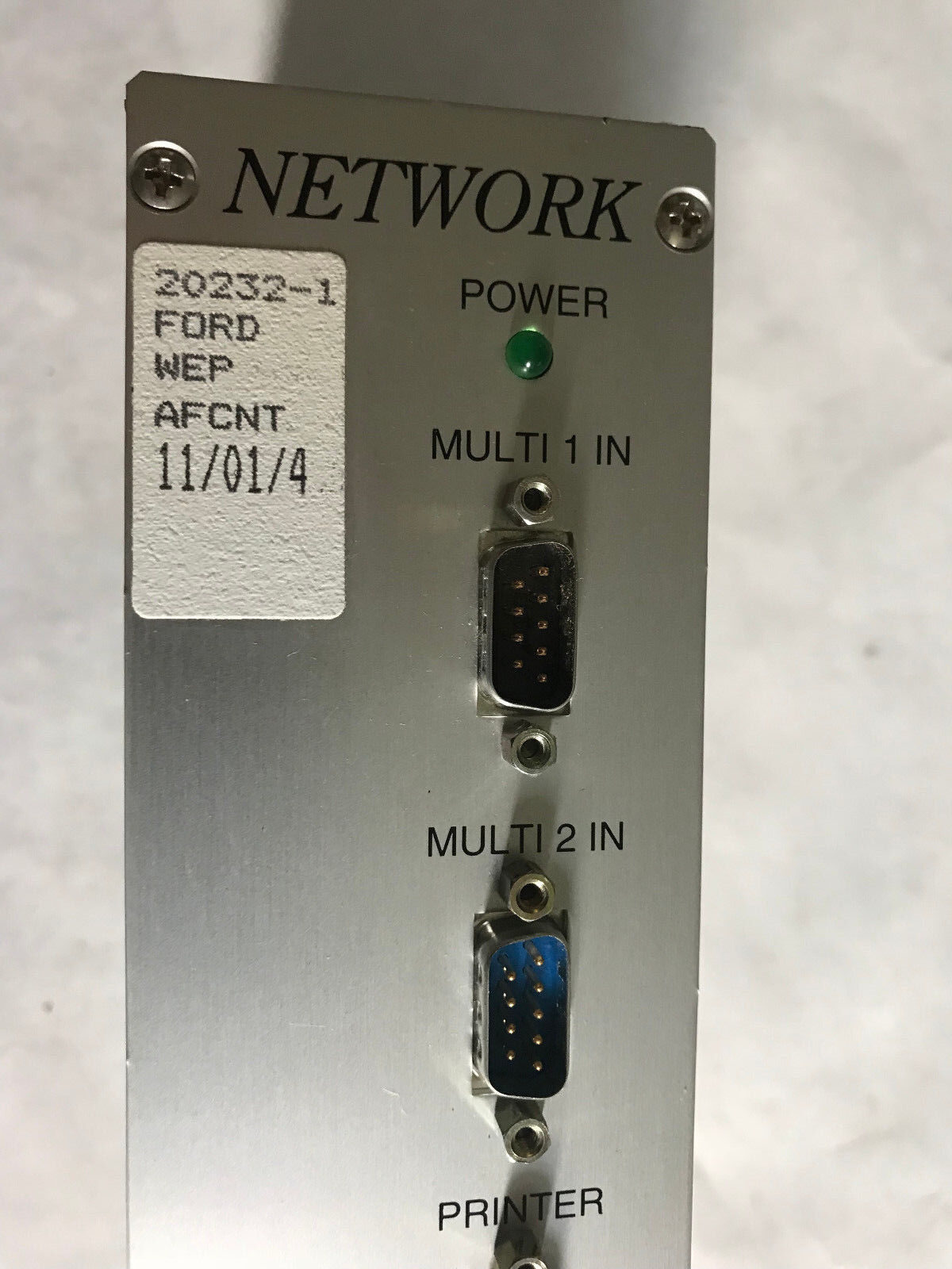 New Fec Afcnt Network Plc Spindle Control 20232-1 Ford Wep,Eo