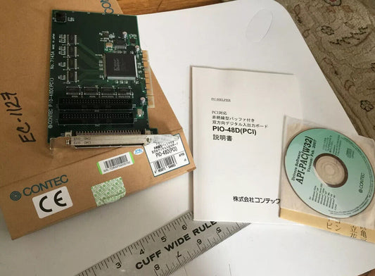 New Contec Pio-48D (Pci), 7145A, Contec Pi0-48D (Pci) Interface I/O Card,Fg