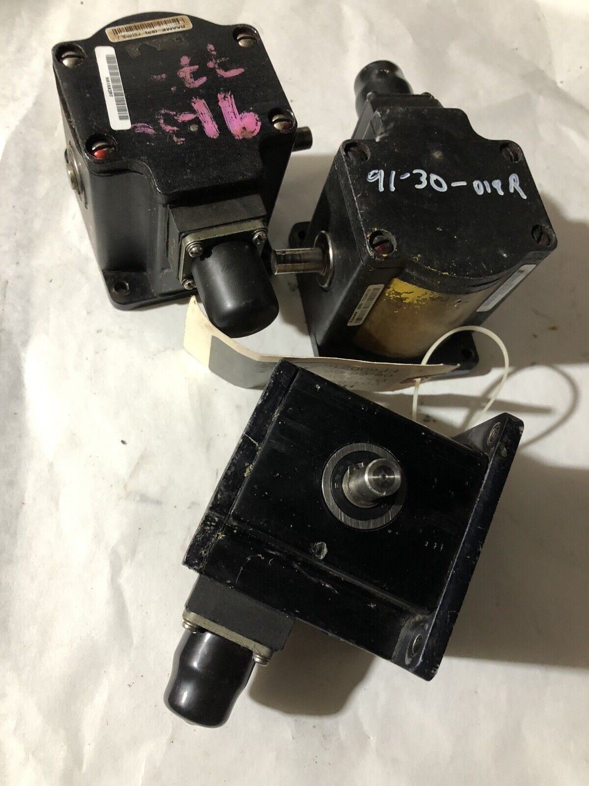 Lot 3 Ledex Hd30 Datametrics Optical Rotary Encoder 3/8" Shaft U0-0020-58E-2,Tn
