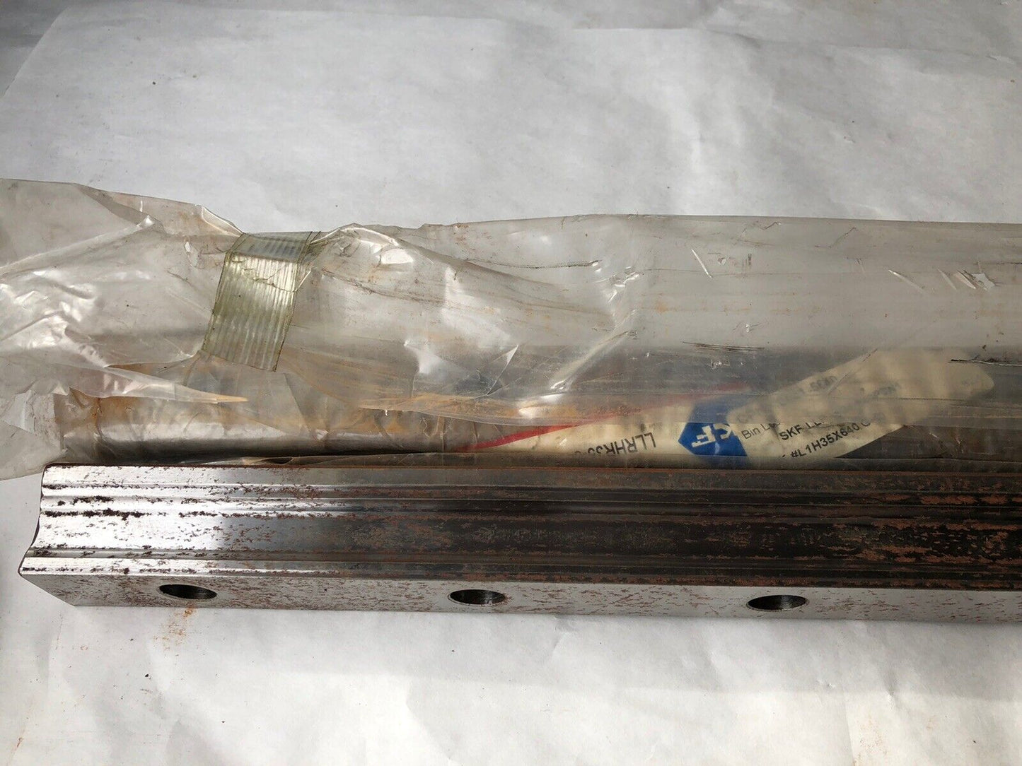 Lot 2 Skf Llrhr35-640 E=40, 5202148 Linear Rail,34Mm X 400Mm,Llrhr35-640P5w1,Ab