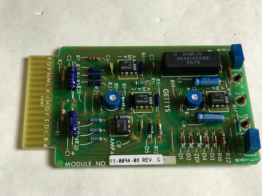 Gettys 11-0094-06 Rev. C Control Board ,En